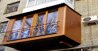 Внешняя отделка балкона Нижнеудинск цена от 1023 руб. м/2.